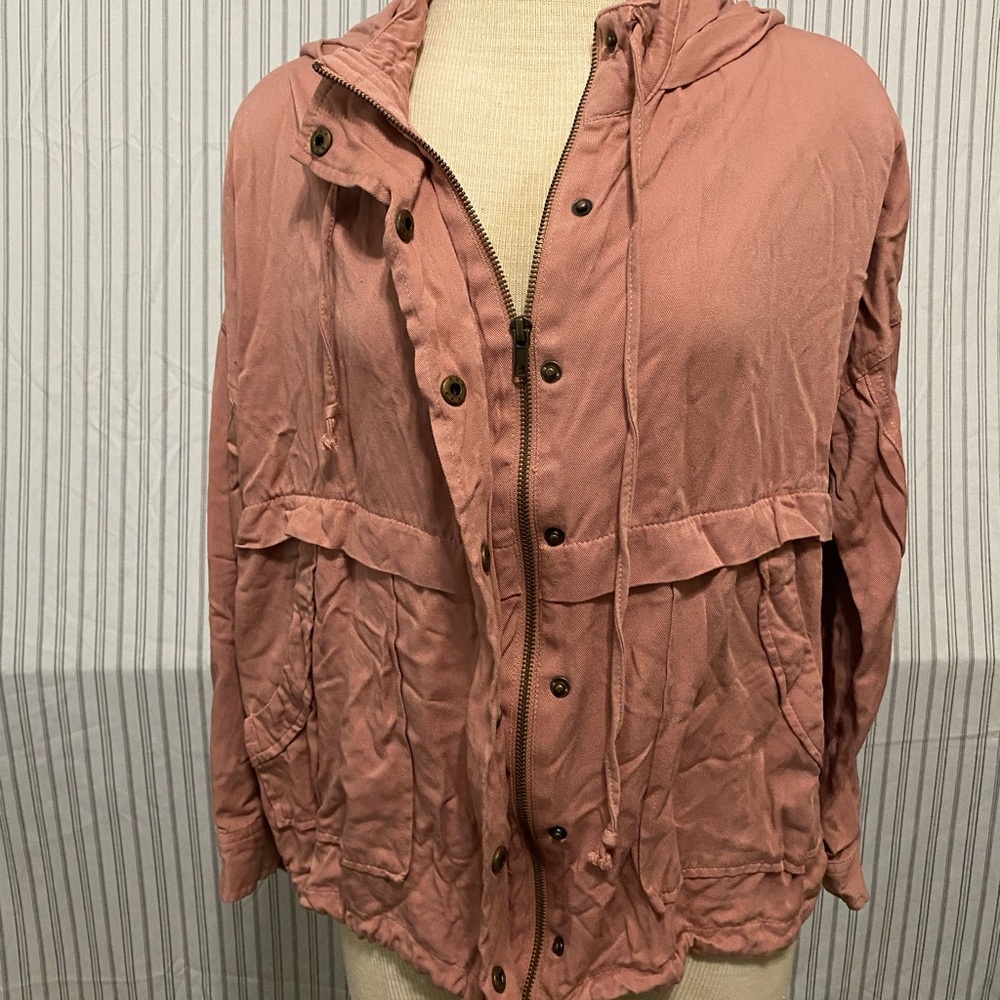 Harper Dusty Pink Utility Jacket